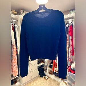Ann Taylor Midnight Blue Crew Neck Sweater
